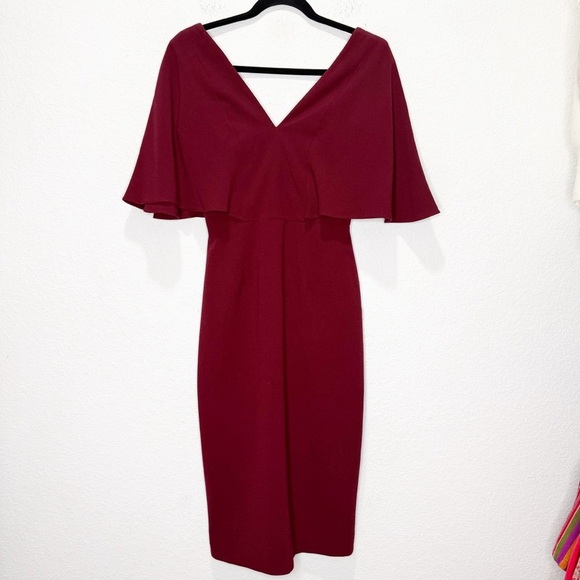 Dress the Population Louisa Dress Red XS - Picture 4 of 16